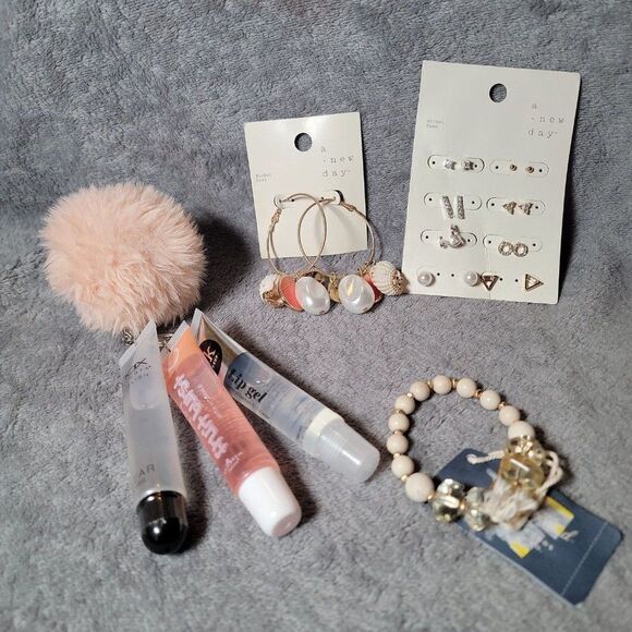 A New Day Universal Thread Nk Fruit Burst Womens Orange Beaded Accessory Bundle - Picture 1 of 5